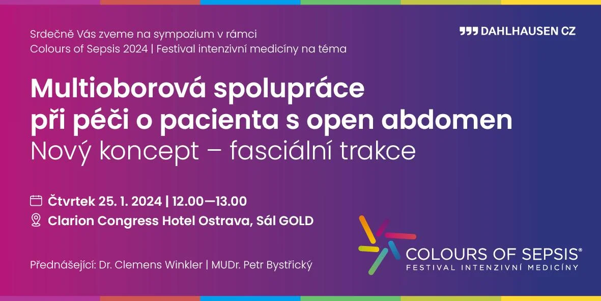Colours of Sepsis 2024 slibuje nabitý program: Festival intenzivní medicíny se blíží