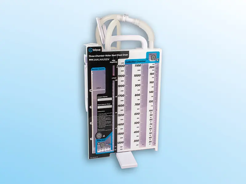 Thoracic drainage system WAVE