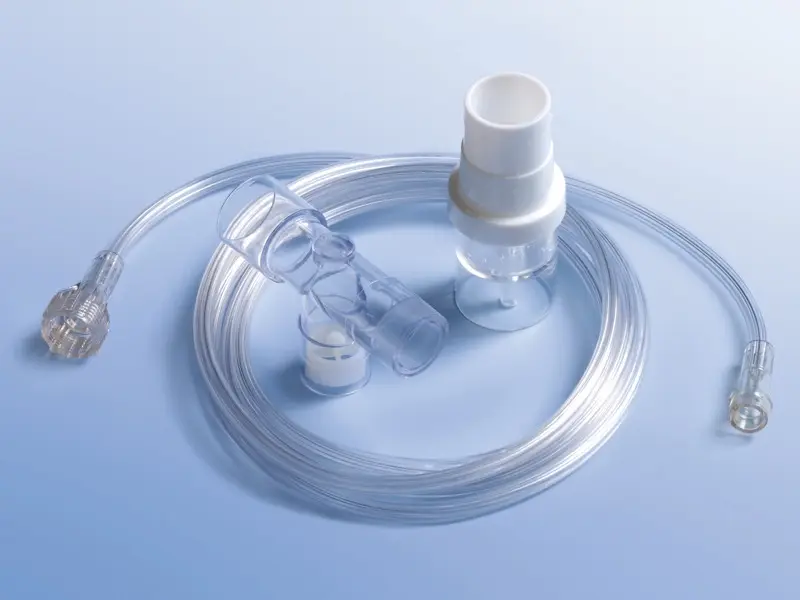 Nebulizační systém,T-konektor, ventil, univerzální konektory